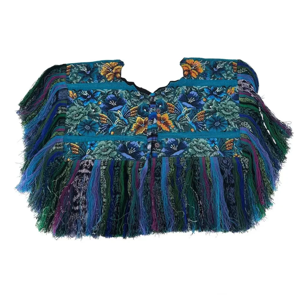 Cape huipil  only One of a kind one size SEE measurements one size fits all